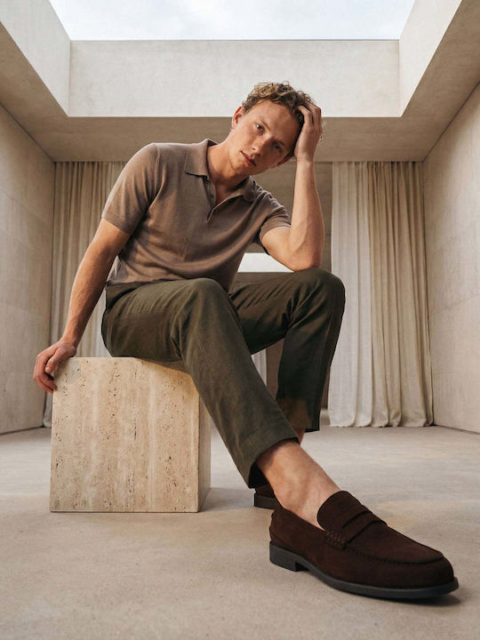 Herren Mokassins in Braun Farbe LEVI-BRAUN