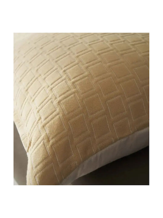 Gofis Home Decorative Pillow Case Sun from 100% Cotton Sun Yellow 50x50cm