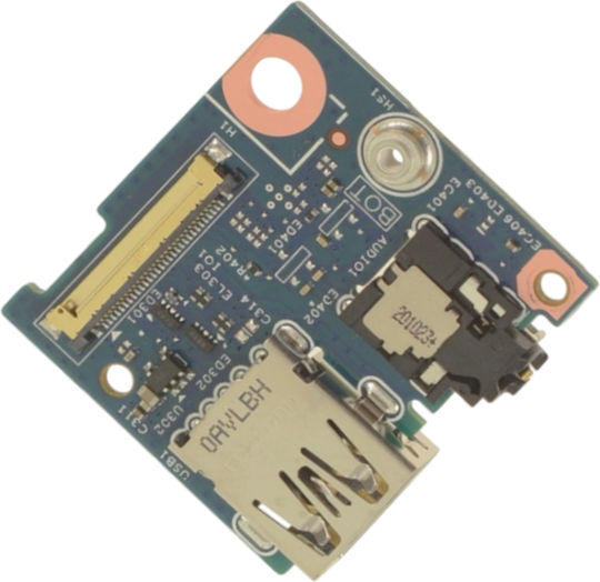 Πλακέτα Usb Audio Jack & Usb Right-side I O Board Laptop Dell Inspiron 13 5390 5391 7390 7391 Latitude 3301 Vostro 5390 536cd 0536cd Κωδ.1-brd368