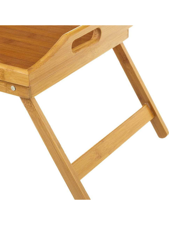 Bakaji Bambus Bett-Tablett 50x30x22cm