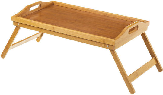Bakaji Bambus Bett-Tablett 50x30x22cm