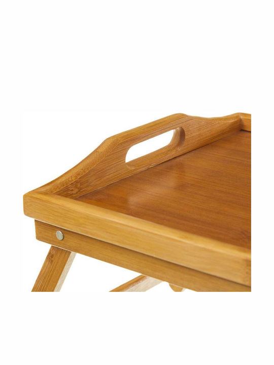 Bakaji Bambus Bett-Tablett 50x30x22cm