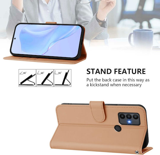 Book Tempered Glass Ροζ (TCL 306 / 305 / 30 SE / 30E)