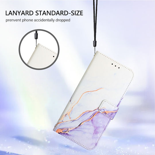 Book Tempered Glass Μωβ (TCL 505)