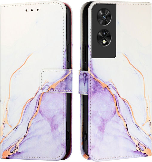 Book Tempered Glass Μωβ (TCL 505)