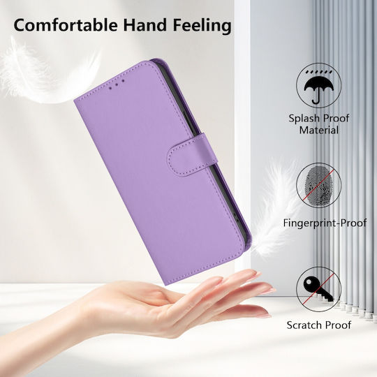 Book Tempered Glass Μωβ (TCL 306 / 305 / 30 SE / 30E)
