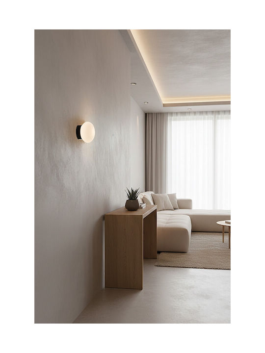 VK Lighting Φωτιστικό Τοίχου με Ενσωματωμένο LED και Θερμό Λευκό Φως