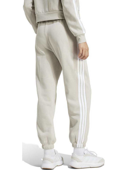 adidas Essentials Pantaloni Trening Dama Fleece Bej