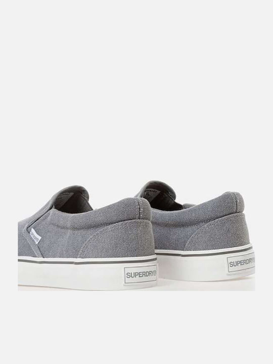 Canvas Men's Slip-On Gray