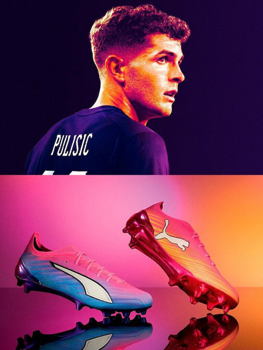 PUMA Ultra 6 Ultimate Футболни Обувки с Бутони FG Бели