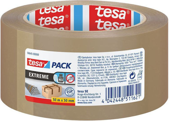 Tesa Packaging Tape 50mm x 66m Transparent