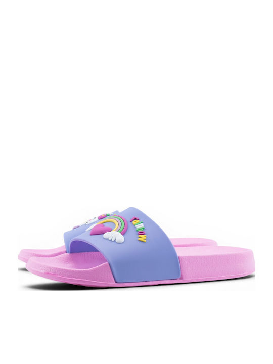 Kids' Flip Flops Slides Purple