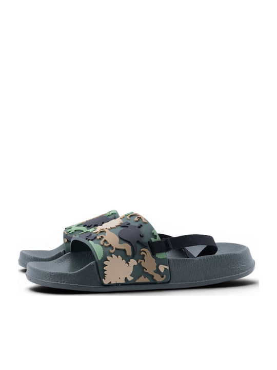 Kids' Flip Flops Slides Green