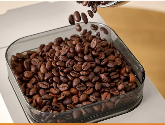 Krups Αυτόματη Μηχανή Espresso 1370W Πίεσης 15bar με Μύλο Άλεσης Λευκή SA4001E0
