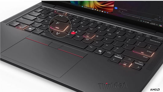 Lenovo ThinkPad X13 G6 13.3" IPS FHD+ (Ryzen AI 300 Series-7 PRO 350/32GB/512GB SSD/W11 Pro) Черен (BG Клавиатура)