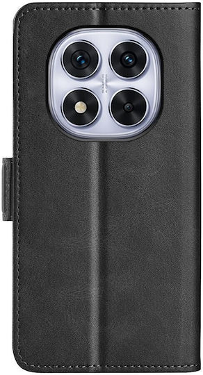 Book Gehärtetes Glas Schwarz Redmi Note 14 Pro 5G Poco X7Realme 14 Pro