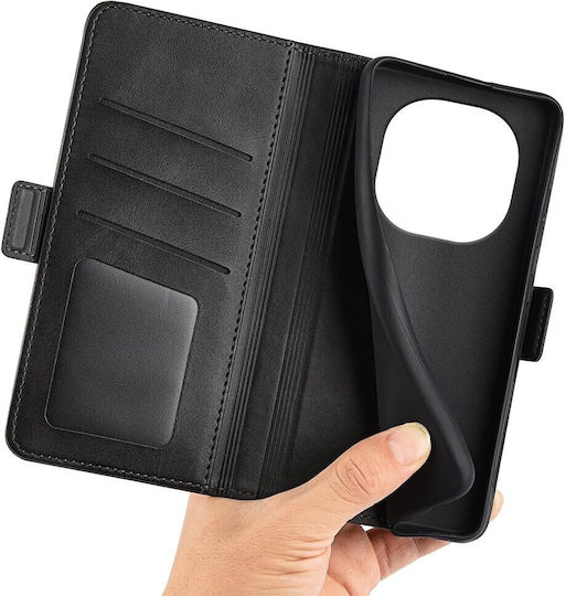 Book Gehärtetes Glas Schwarz Redmi Note 14 Pro 5G Poco X7Realme 14 Pro