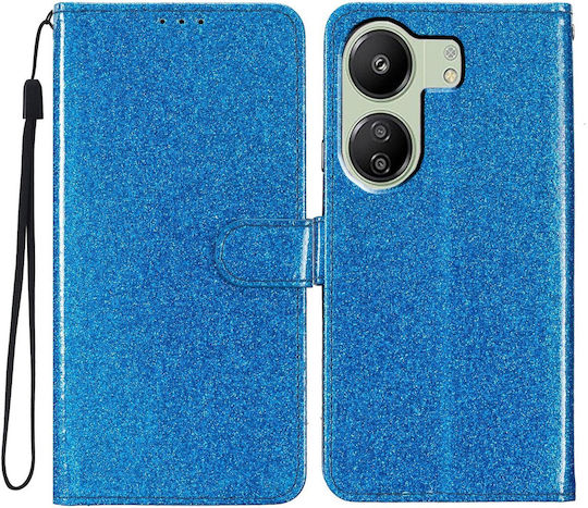 Book Tempered Glass Blue (Redmi 13C 4G / Poco C65 4G Realme C65)