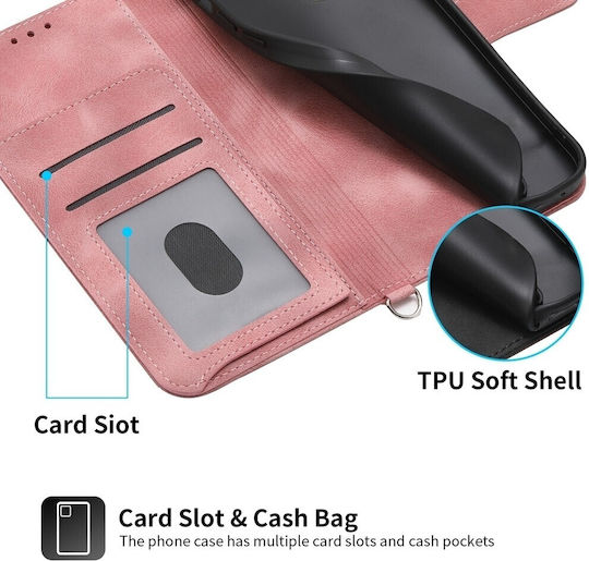Book Tempered Glass Ροζ (Poco X6 Pro)