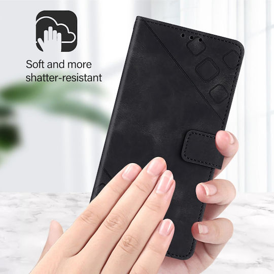 Book Gehärtetes Glas Schwarz Redmi Note 14 Pro 5G Poco X7Realme 14 Pro