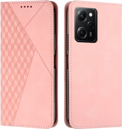 Book Tempered Glass Rose Gold Redmi Note 12 5G / Poco X5 5G