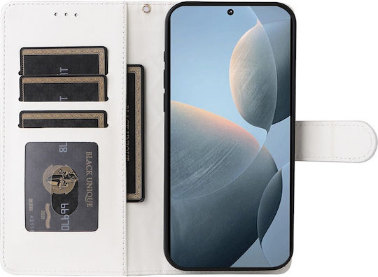 Book Tempered Glass Λευκό (Poco X6 Pro)