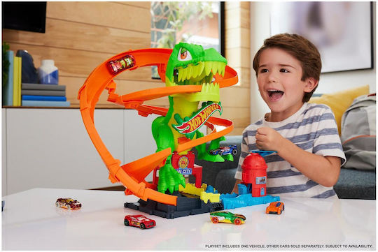 Hot Wheels Blaze Πίστα City T-Rex Blaze Battle