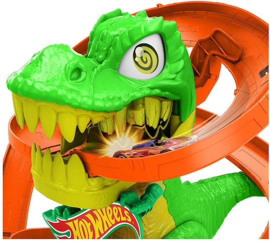 Hot Wheels Blaze Πίστα City T-Rex Blaze Battle