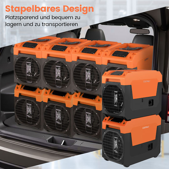 Costway Βιομηχανικός Ηλεκτρικός Αφυγραντήρας 500W
