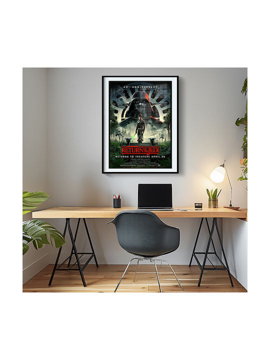 Poster Star Wars Return Jedi 40 Ani Aniversar Mv301 40cm X 50cm