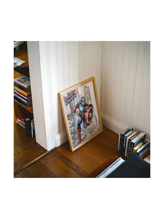 Poster Comic Captain America Cm004 40cm X 50cm