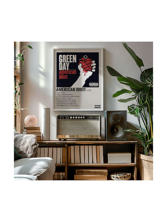 Плакат Музика American Idiot Green Day Ms615 40см Х 50см