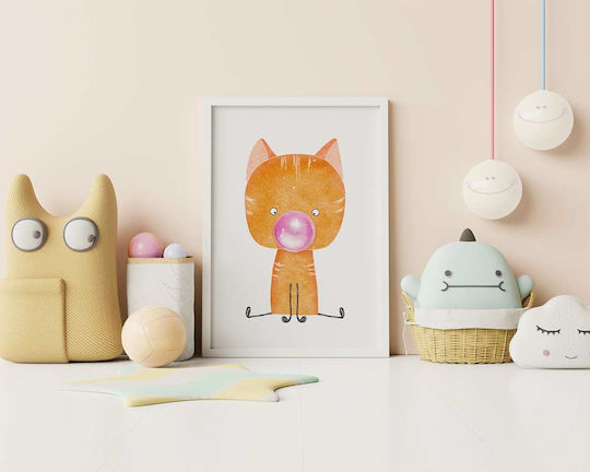 Παιδική Αφίσα Little Cat 50x40εκ.