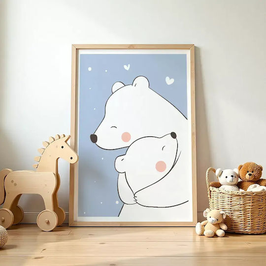 Παιδική Αφίσα Loving Bears 50x40εκ.