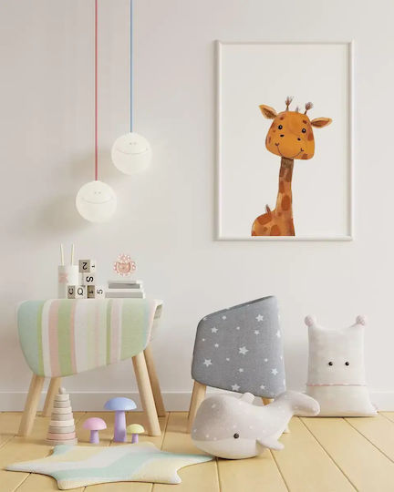 Παιδική Αφίσα Giraffe 50x40εκ.