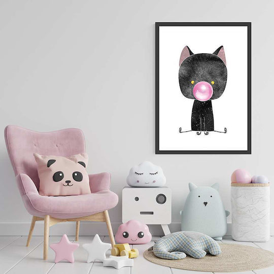 Παιδική Αφίσα Little Black Cat 50x40εκ.