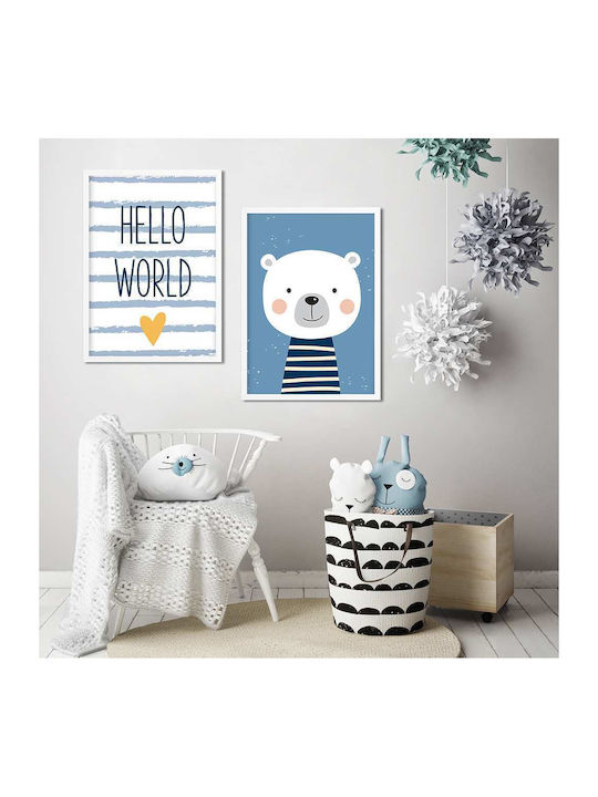 Παιδική Αφίσα Little Bear 50x40εκ.
