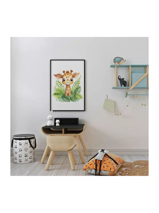 Kids Poster Little Giraffe 50x40cm