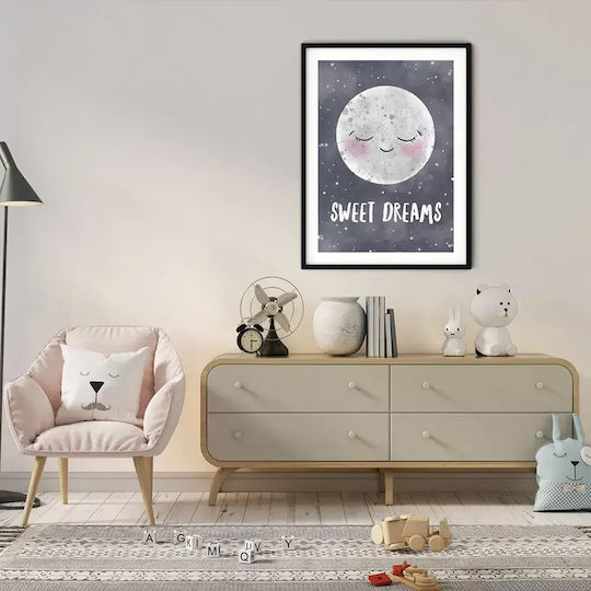 Παιδική Αφίσα Φεγγαράκι Sweet Dreams 50x40εκ.