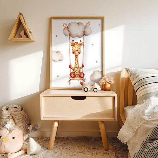 Kids Poster Giraffe In The Sky 50x40cm