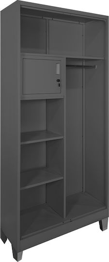 Δίφυλλη Zogi Μεταλλική 90x45x190εκ.
