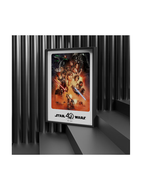 Poster Star Wars 40th Anniversary Mv306 40cm X 50cm