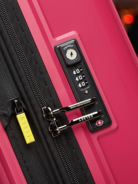 Delsey Lutece Se Medium Hard Suitcase Magenta Height 69cm