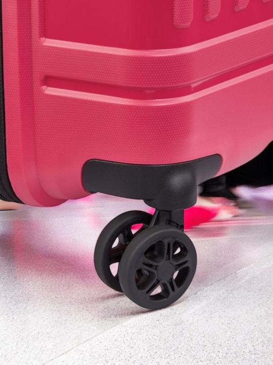 Delsey Lutece Se Medium Hard Suitcase Magenta Height 69cm