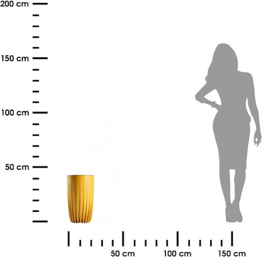 HowHomely Mustard Pflanzgefäß 25,3cm