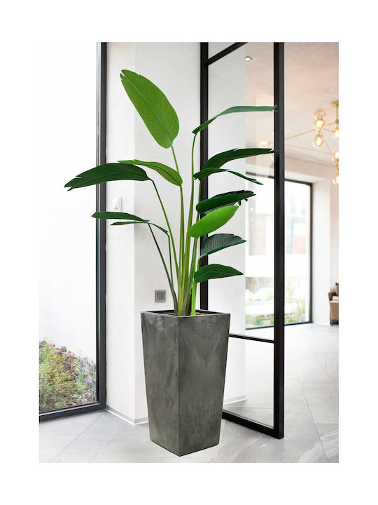 HowHomely Concrete Gray Flower Pot 57cm