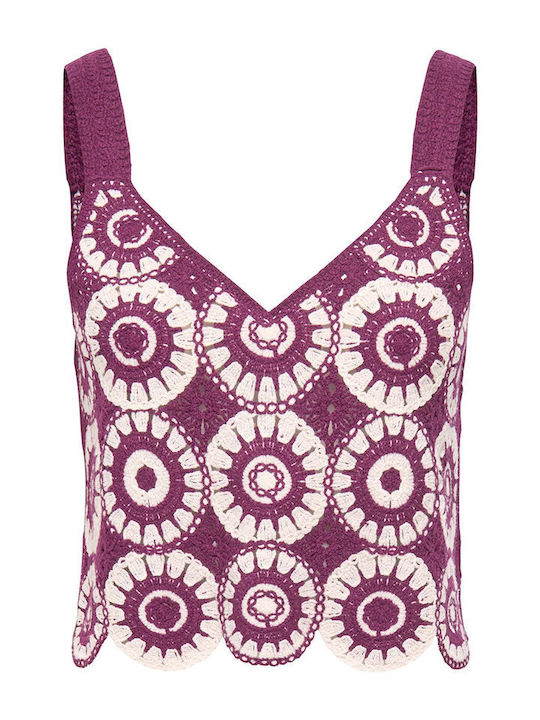 Only Yvonne Blouse Grape Wine