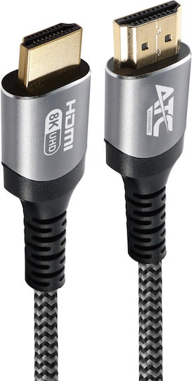 ATC HDMI 2.1 Ultra High Speed 48Gbps 4K 120Hz HDR VRR Cable HDMI Male - HDMI Male 3m Black