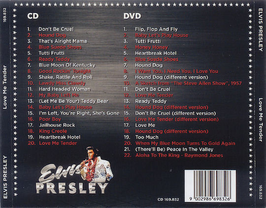 Elvis Presley Love Me Tender CD Μουσικής