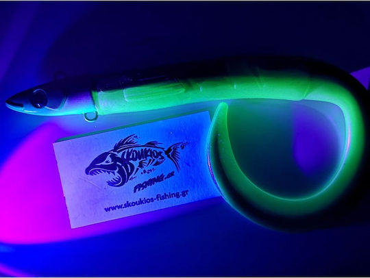 Soul Lures Snipe Eel Momeli Artificiale 160gr #15 Khaki - Verde Luminos